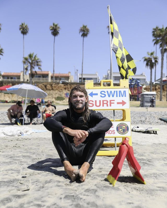 Matthew Berry, owner of the Oceanside Surf School