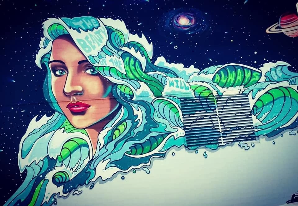 murale di street art a Oceanside